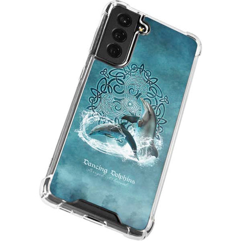 Brigid Ashwood Dolphin Celtic Knot Galaxy S21 FE Clear Case